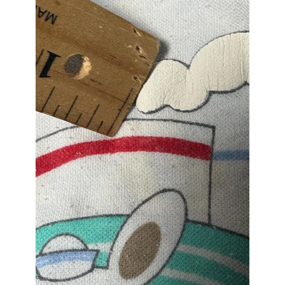 Baby Boy Carter's 6 M One Piece Steamboat sailing USA Vintage Bodysuit